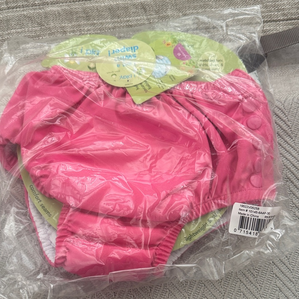 Iplay Pink 5t Kids Swim Diaper BNWT